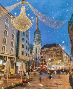 Stephensplatz market Vienna christmas