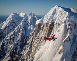 flight over Denali
