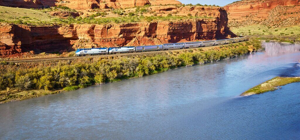 California Zephyr Scenic train route