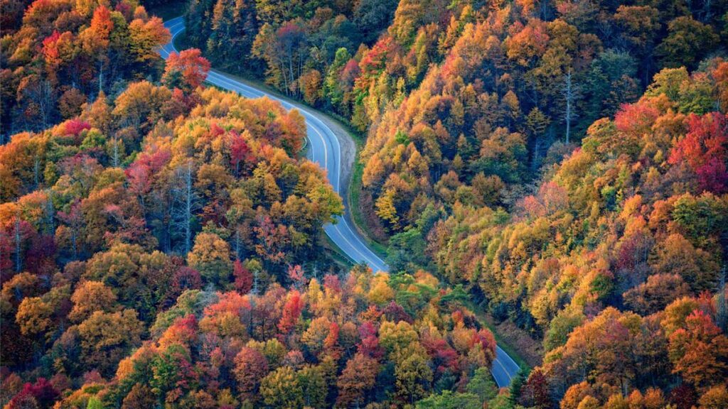 Fall foliage drive