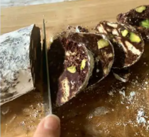Chocolate salami salame