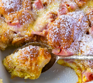 Monte Cristo Breakfast Bake
