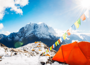 camping Himalaya Nepal trek